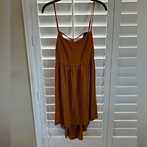 Burnt orange summer dress